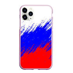 Чехол iPhone 11 Pro матовый Россия, цвет: 3D-розовый