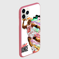 Чехол iPhone 11 Pro матовый ПОСЛЕДНИЙ ТАНЕЦ, цвет: 3D-малиновый — фото 2