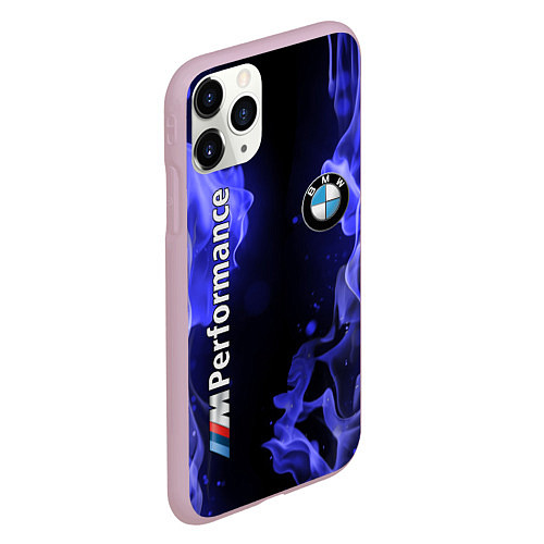 Чехол iPhone 11 Pro матовый BMW / 3D-Розовый – фото 2