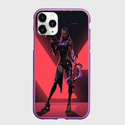 Чехол iPhone 11 Pro матовый Lover of Reyna, цвет: 3D-фиолетовый