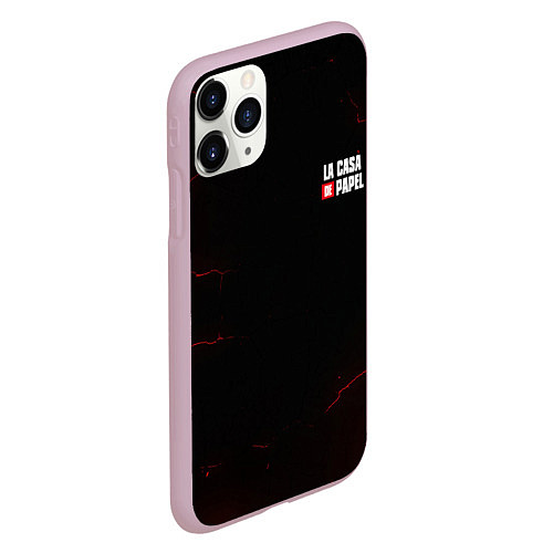 Чехол iPhone 11 Pro матовый La Casa de Papel Z / 3D-Розовый – фото 2