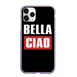 Чехол iPhone 11 Pro матовый Bella Ciao, цвет: 3D-светло-сиреневый