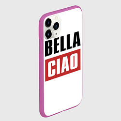 Чехол iPhone 11 Pro матовый Bella Ciao, цвет: 3D-фиолетовый — фото 2