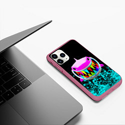 Чехол iPhone 11 Pro матовый 6IX9INE, цвет: 3D-малиновый — фото 2