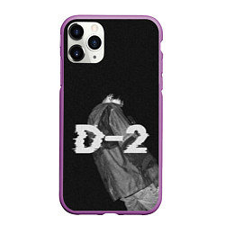 Чехол iPhone 11 Pro матовый Agust D D-2 by BTS, цвет: 3D-фиолетовый