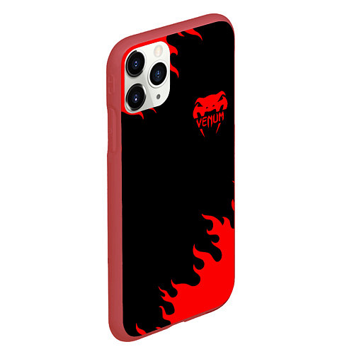 Чехол iPhone 11 Pro матовый VENUM SPORT / 3D-Красный – фото 2