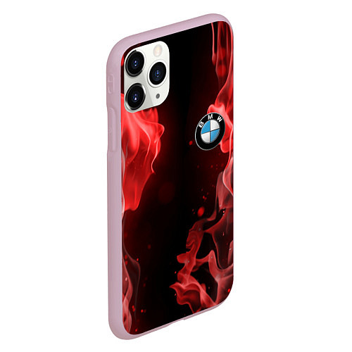 Чехол iPhone 11 Pro матовый BMW / 3D-Розовый – фото 2