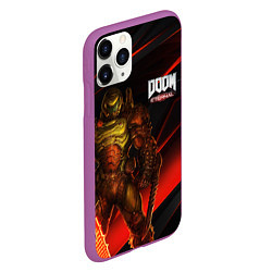 Чехол iPhone 11 Pro матовый DOOM ETERNAL, цвет: 3D-фиолетовый — фото 2