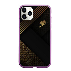 Чехол iPhone 11 Pro матовый Fairy Tail, цвет: 3D-фиолетовый