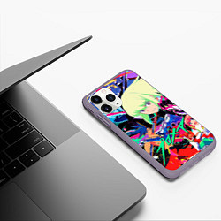 Чехол iPhone 11 Pro матовый PROMARE, цвет: 3D-серый — фото 2