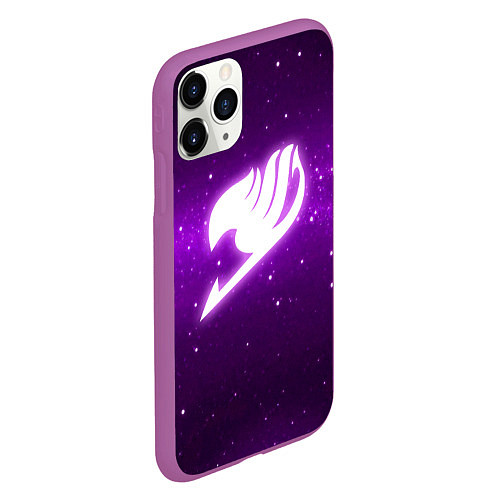 Чехол iPhone 11 Pro матовый Fairy Tail / 3D-Фиолетовый – фото 2