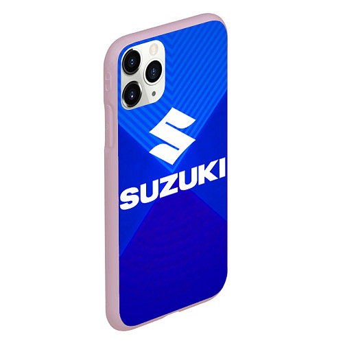 Чехол iPhone 11 Pro матовый SUZUKI / 3D-Розовый – фото 2