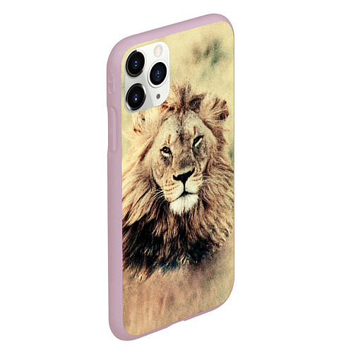 Чехол iPhone 11 Pro матовый Lion King / 3D-Розовый – фото 2