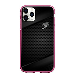 Чехол iPhone 11 Pro матовый Fairy Tail, цвет: 3D-малиновый