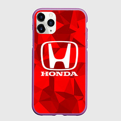 Чехол iPhone 11 Pro матовый HONDA, цвет: 3D-фиолетовый