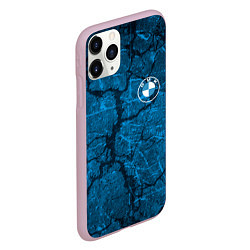 Чехол iPhone 11 Pro матовый BMW, цвет: 3D-розовый — фото 2