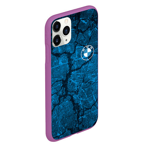 Чехол iPhone 11 Pro матовый BMW / 3D-Фиолетовый – фото 2