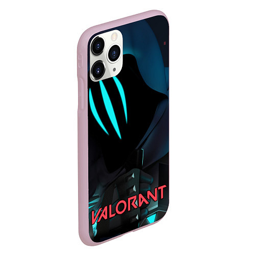 Чехол iPhone 11 Pro матовый VALORANT OMEN / 3D-Розовый – фото 2