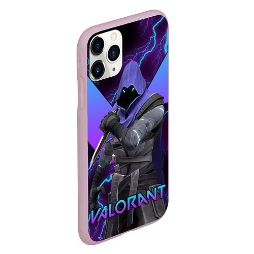 Чехол iPhone 11 Pro матовый VALORANT OMEN / 3D-Розовый – фото 2