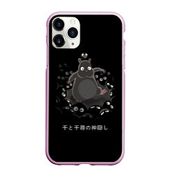 Чехол iPhone 11 Pro матовый Унесенные призраками, цвет: 3D-розовый