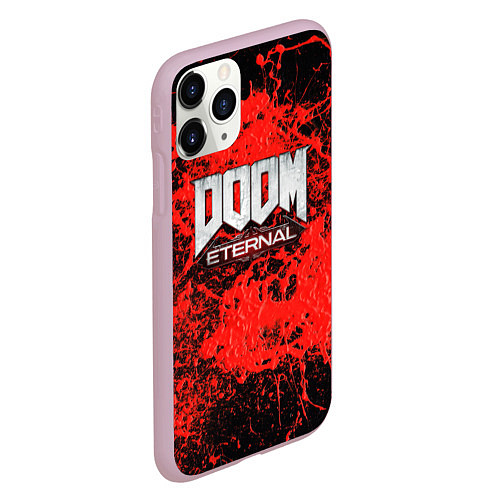 Чехол iPhone 11 Pro матовый Doom Eternal / 3D-Розовый – фото 2