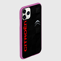 Чехол iPhone 11 Pro матовый CITROEN, цвет: 3D-фиолетовый — фото 2