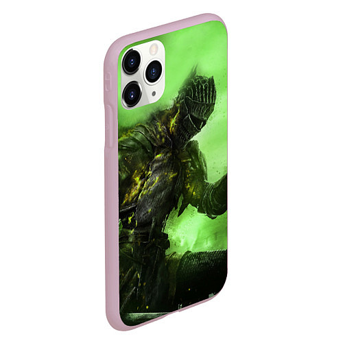 Чехол iPhone 11 Pro матовый DARK SOULS / 3D-Розовый – фото 2