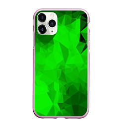 Чехол iPhone 11 Pro матовый GREEN, цвет: 3D-розовый