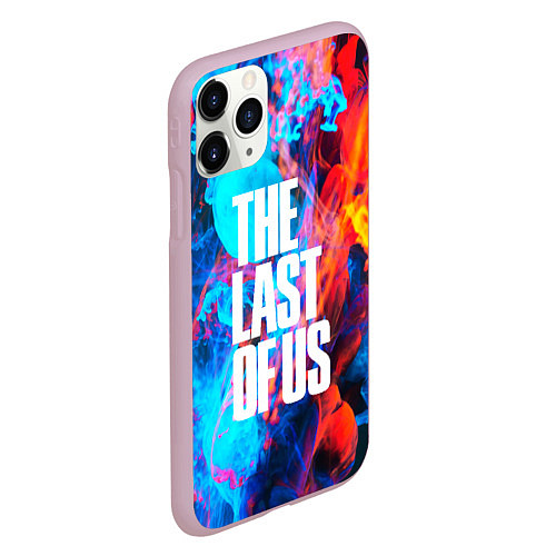 Чехол iPhone 11 Pro матовый THE LAST OF US / 3D-Розовый – фото 2