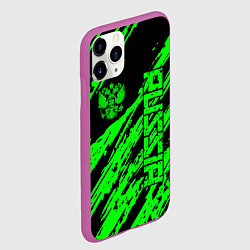Чехол iPhone 11 Pro матовый Russia, цвет: 3D-фиолетовый — фото 2
