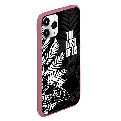 Чехол iPhone 11 Pro матовый THE LAST OF US 2 / 3D-Малиновый – фото 2