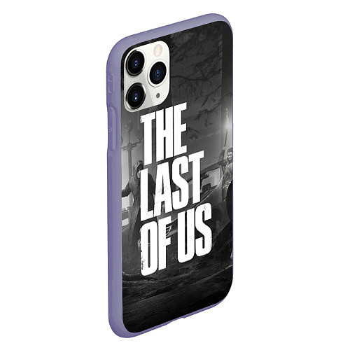 Чехол iPhone 11 Pro матовый THE LAST OF US 2 / 3D-Серый – фото 2