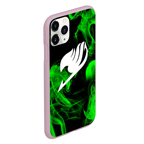 Чехол iPhone 11 Pro матовый Fairy Tail / 3D-Розовый – фото 2