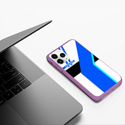 Чехол iPhone 11 Pro матовый Russia, цвет: 3D-фиолетовый — фото 2