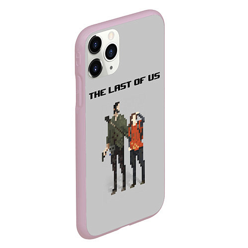 Чехол iPhone 11 Pro матовый THE LAST OF US / 3D-Розовый – фото 2