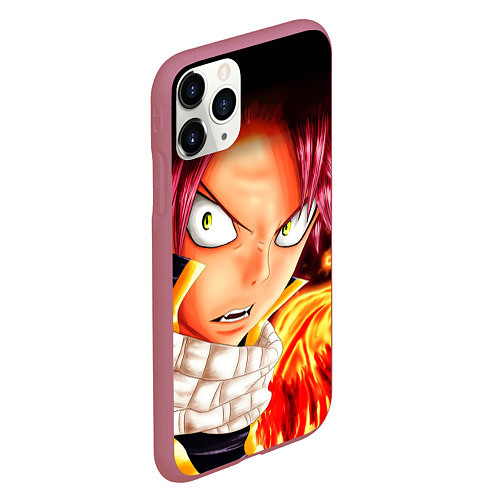 Чехол iPhone 11 Pro матовый FAIRY TAIL ХВОСТ ФЕИ / 3D-Малиновый – фото 2