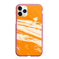 Чехол iPhone 11 Pro матовый Fairy Tail, цвет: 3D-малиновый