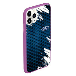 Чехол iPhone 11 Pro матовый FORD, цвет: 3D-фиолетовый — фото 2