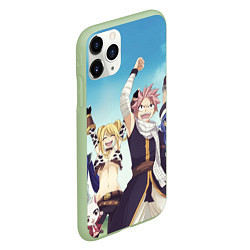Чехол iPhone 11 Pro матовый FAIRY TAIL ХВОСТ ФЕИ, цвет: 3D-салатовый — фото 2
