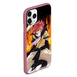 Чехол iPhone 11 Pro матовый FAIRY TAIL ХВОСТ ФЕИ, цвет: 3D-малиновый — фото 2