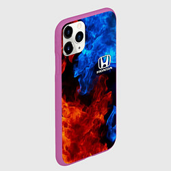 Чехол iPhone 11 Pro матовый HONDA, цвет: 3D-фиолетовый — фото 2