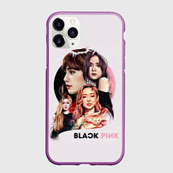 Чехол iPhone 11 Pro матовый Blackpink, цвет: 3D-фиолетовый