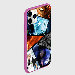 Чехол iPhone 11 Pro матовый ANIME, цвет: 3D-фиолетовый — фото 2