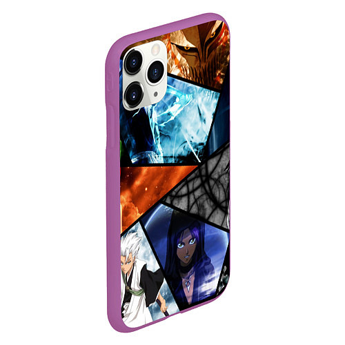 Чехол iPhone 11 Pro матовый ANIME / 3D-Фиолетовый – фото 2