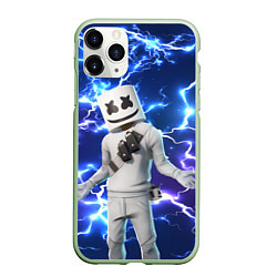 Чехол iPhone 11 Pro матовый FORTNITE x MARSHMELLO