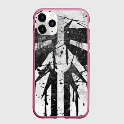Чехол iPhone 11 Pro матовый THE LAST OF US 2, цвет: 3D-малиновый