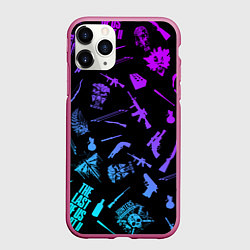 Чехол iPhone 11 Pro матовый PATTERN THE LAST OF US Z, цвет: 3D-малиновый