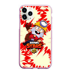 Чехол iPhone 11 Pro матовый Brawl Stars Dynamike, цвет: 3D-розовый