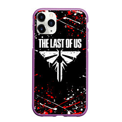 Чехол iPhone 11 Pro матовый The last of us part 2 tlou2, цвет: 3D-фиолетовый