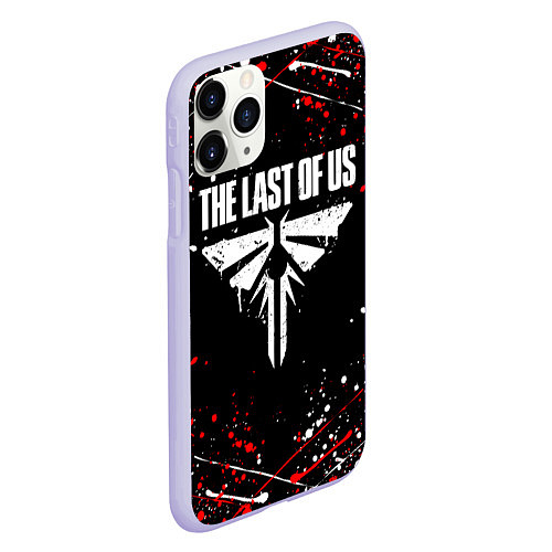 Чехол iPhone 11 Pro матовый The last of us part 2 tlou2 / 3D-Светло-сиреневый – фото 2